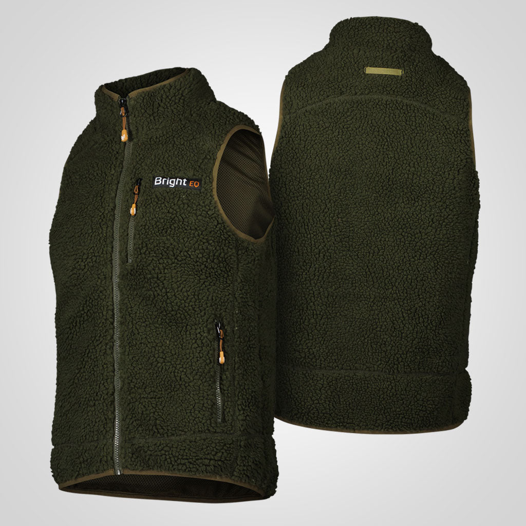 "The Bush Suit" Sherpa Fleeceweste, Damen