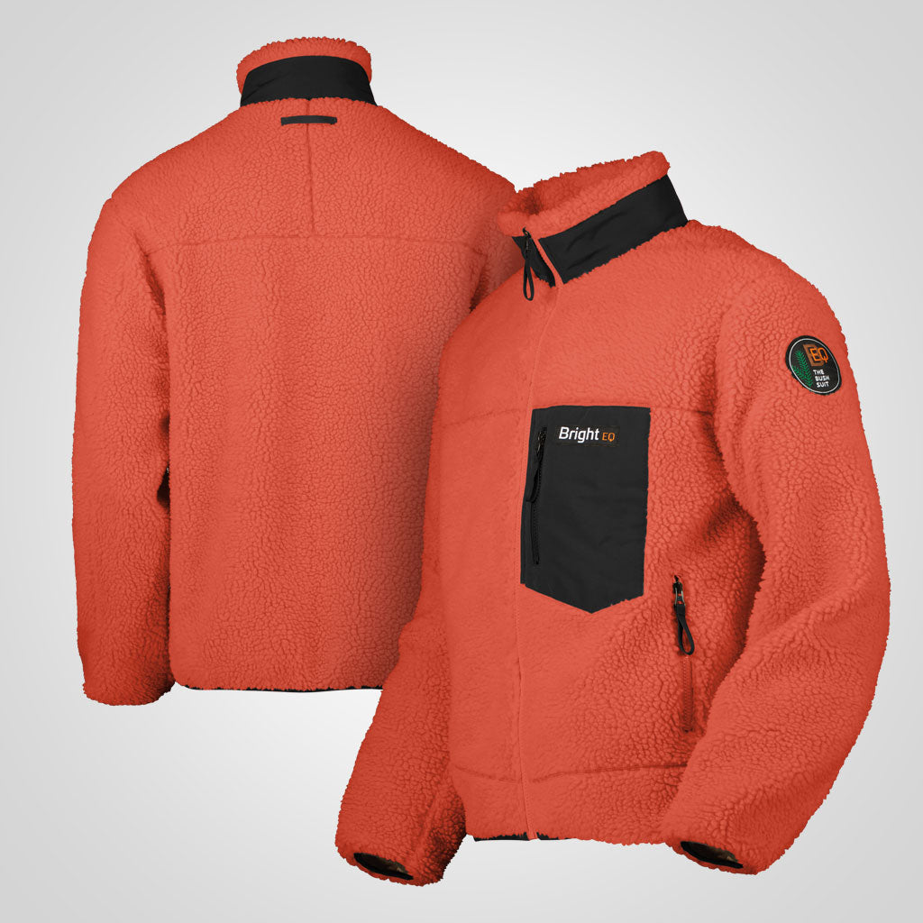 Fodrad Sherpa Fleece Jacket, Herr