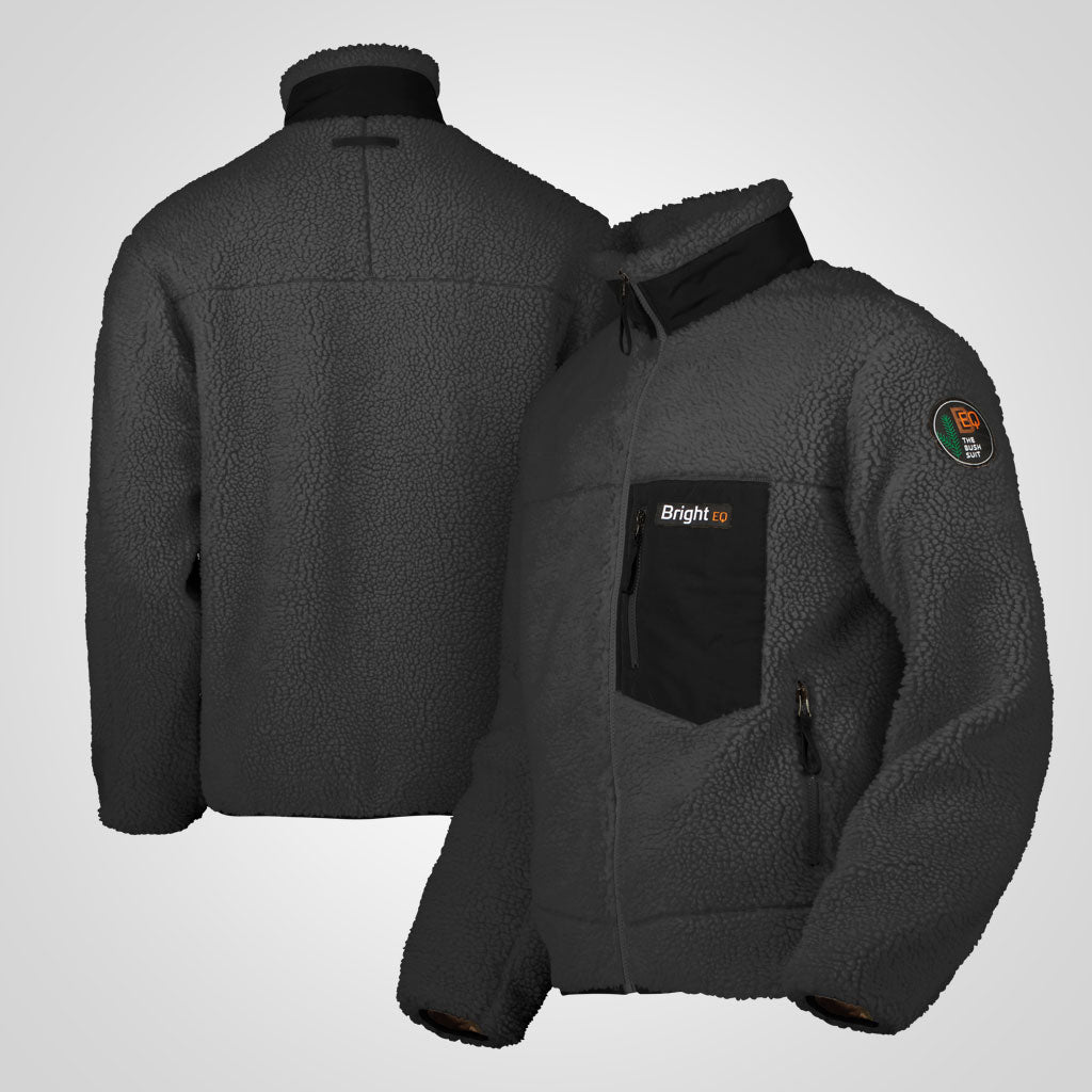 Fodrad Sherpa Fleece Jacket, Herr