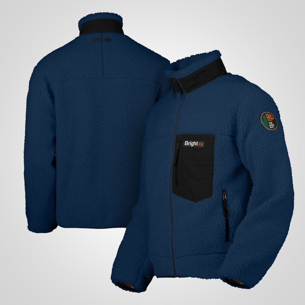 „The Bush Suit“ gefütterte Sherpa-Fleecejacke, Damen